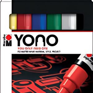 Marabu Feutre acrylique "YONO", 0,5 - 1,5 mm, set de 6