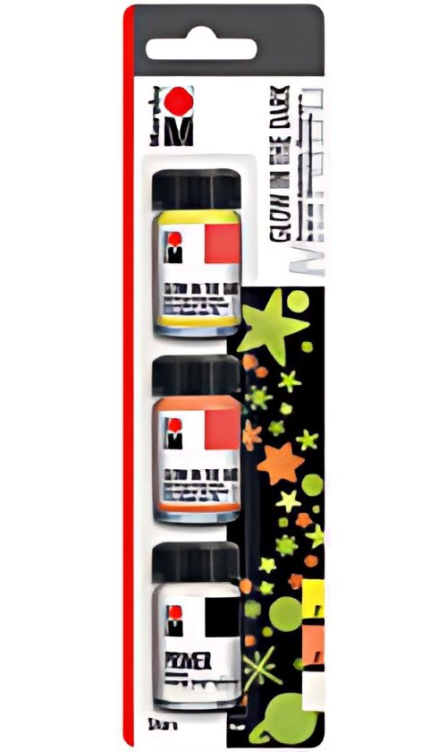 Marabu Peinture phosporescente fluo GLOW IN THE DARK STARS