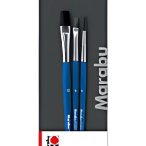 Marabu Set de pinceaux Textil, 3 pièces