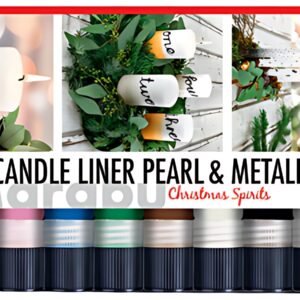 Marabu Marqueur pour bougie Candle Liner "Christmas Spirits
