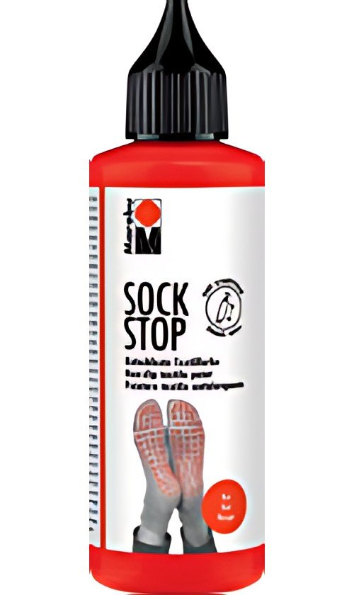 Marabu Peinture pour textile Sock Stop, 90 ml, rouge