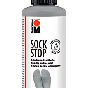 Marabu Peinture pour textile Sock Stop, 90 ml, gris