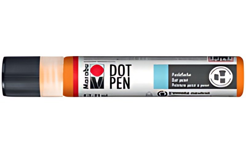 Marabu Peinture point à point Dot Pen, 25 ml, bleu moyen