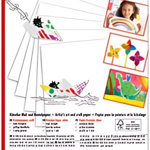 Marabu KiDS Papier pour peinture et loisirs créatifs, A4