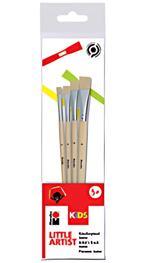 Marabu KiDS Pinceau pour artiste Little Artist, set de 4