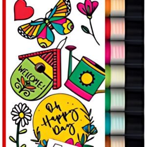 Marabu Set Window Color "Garden", 10 x 25 ml