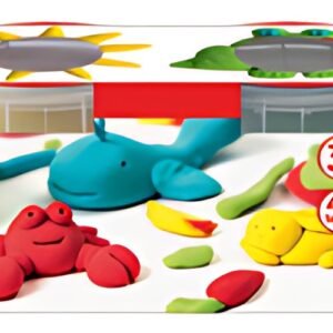 Marabu KiDS Set de pâte à modeler, couleurs de base