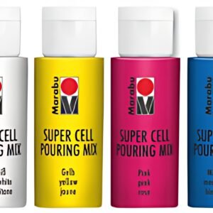 Marabu Super Cell Pouring Mix-Set GALAXY, 4 x 60 ml