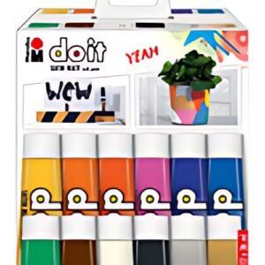Marabu Set peinture acrylique DO IT Craft Paint, 12 x 36 ml