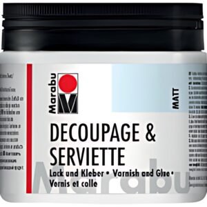 Marabu Vernis & colle pour serviettes, mat, 500 ml, en pot