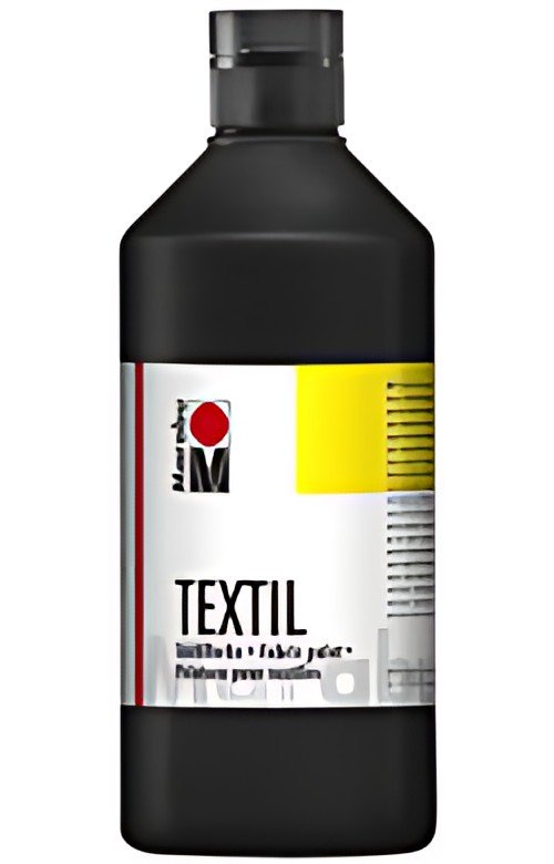 Marabu Peinture pour tissu "Textil", flacon 500 ml, noir