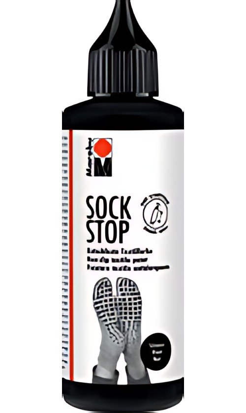 Marabu Textilfarbe Sock Stop, 90 ml, farblos-transparent