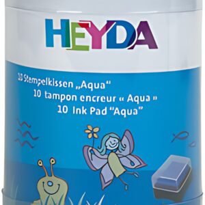 HEYDA Set de tampons encreurs "Aqua", 10 tampons encreurs
