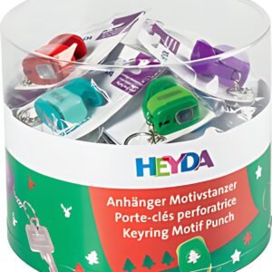 HEYDA Perforateur à motif Mini-Etiquette "Noël", présentoir