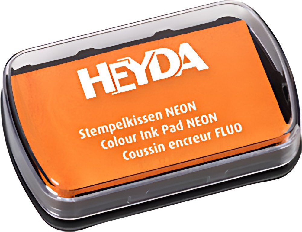 HEYDA Tampon encreur "Fluo", orange fluo