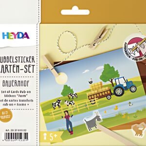HEYDA Set de cartes transferts rub-on "Ferme"