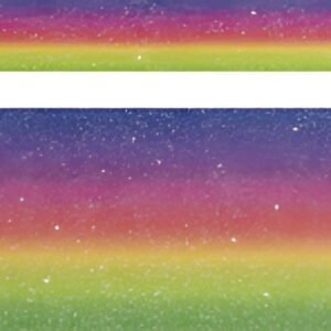 HEYDA Ruban adhésif décoratif "Rainbow Glitter"