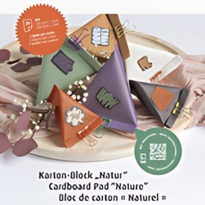 HEYDA Bloc de cartons "Naturel", A4, 20 feuilles