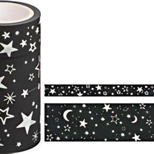 HEYDA Ruban adhésif décoratif Glow in the dark "Étoiles"