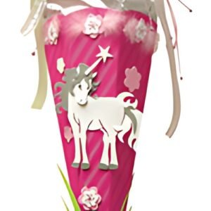 ROTH cornet surprise à bricoler "Licorne",hexagonal