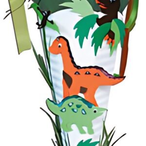 ROTH kit bricolage de cornet surprise "Dino", 6 angles,68 cm