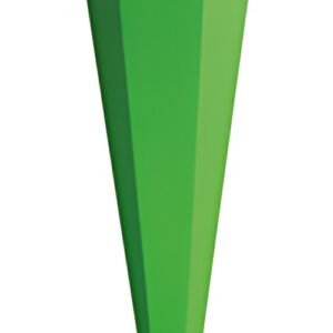 Cône d'école artisanale ROTH avec fermeture, vert, hexagonal, 850 mm