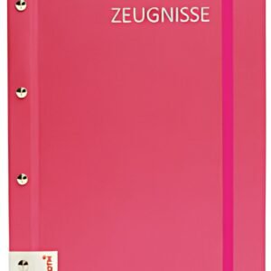 Dossier de certificat ROTH Metallium avec vis pour livres, rose