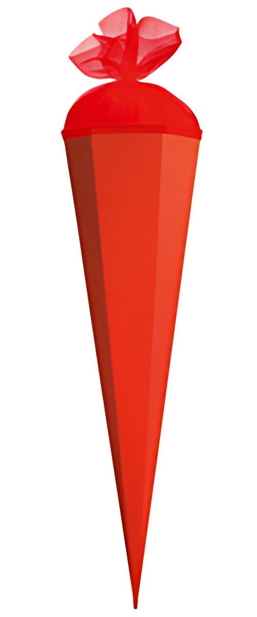 Cône d'école artisanale ROTH avec fermeture, 850 mm, rouge