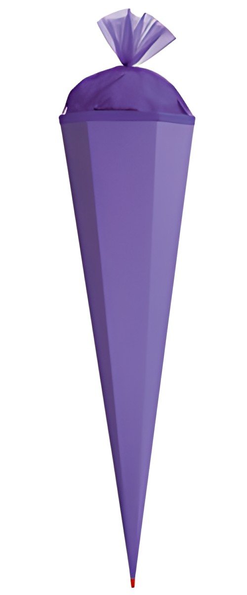 Cône d'école artisanale ROTH avec fermeture, 850 mm, violet