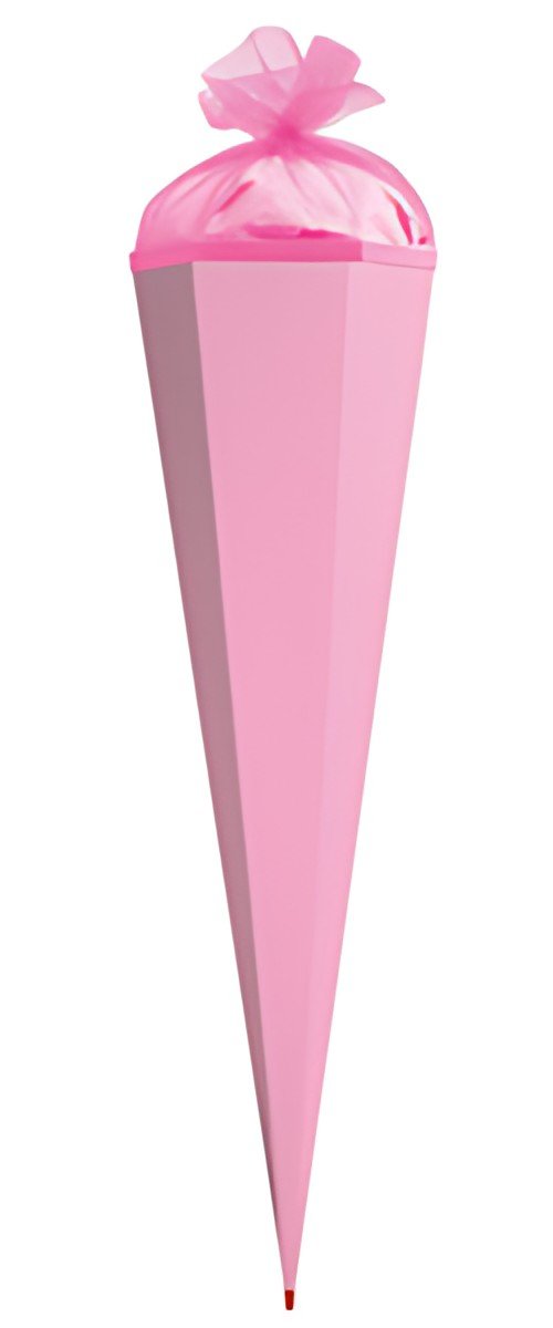 Cône d'école artisanale ROTH avec fermeture, 850 mm, rose