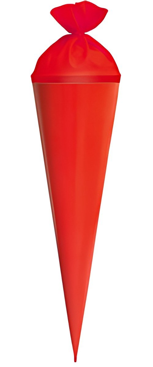 Cône d'école artisanale ROTH avec fermeture, 700 mm, rouge