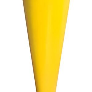 Cône d'école artisanale ROTH avec fermeture, 700 mm, jaune