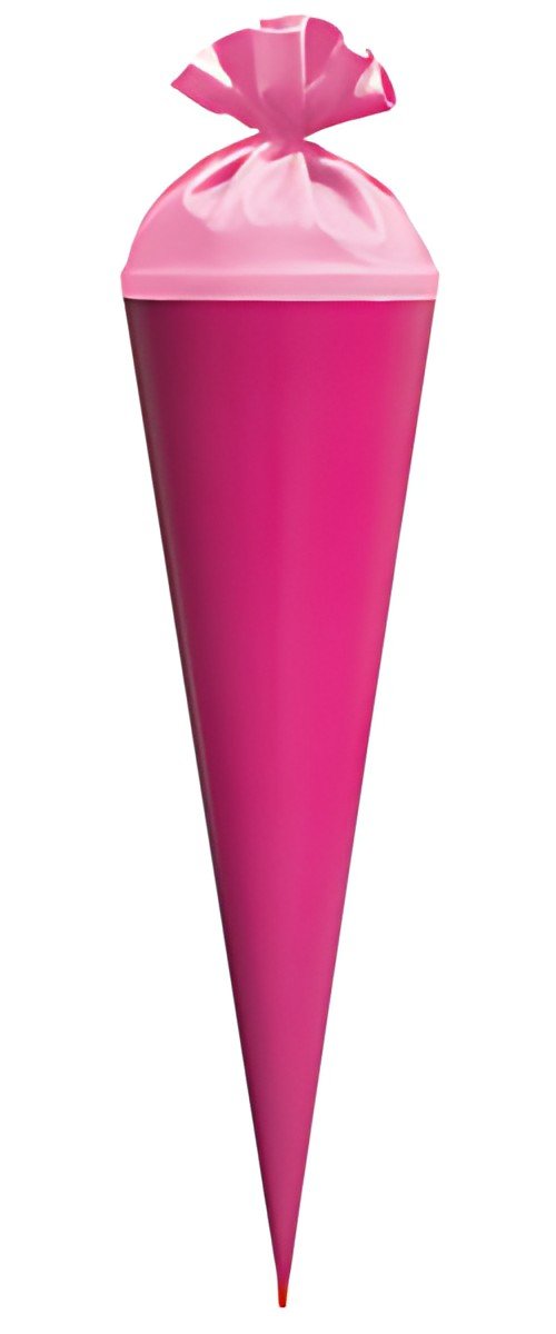 ROTH Cône d'école artisanale avec fermeture, 700 mm, rose