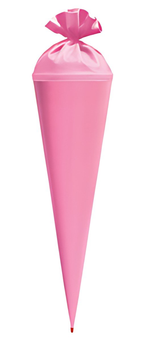 ROTH Cône d'école artisanale avec fermeture, 700 mm, rose