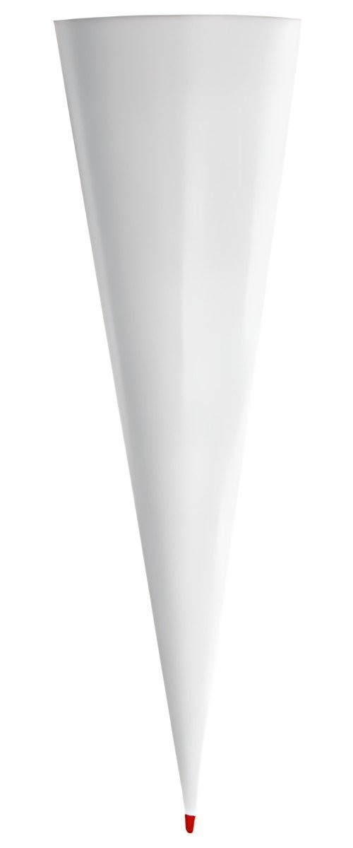 Cône scolaire ROTH vierge, rond, 700 mm, gris
