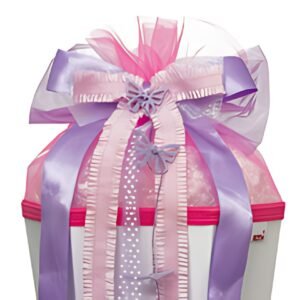 Noeud conique scolaire ROTH "Papillon", violet
