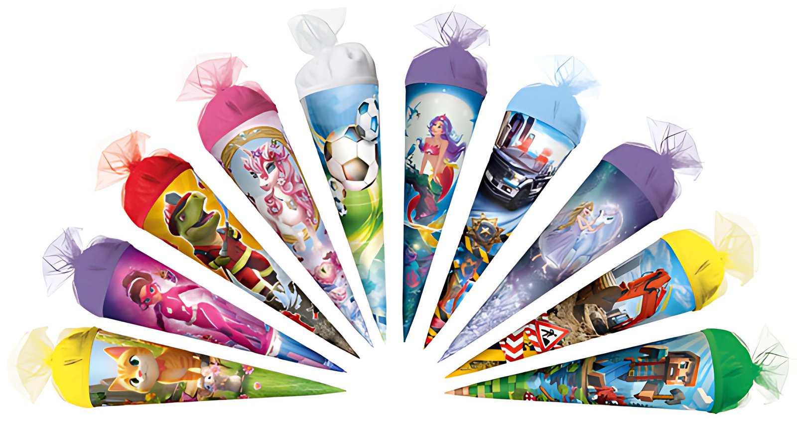 Assortiment de cônes d'école pour frères et sœurs ROTH, ronds, 350 mm