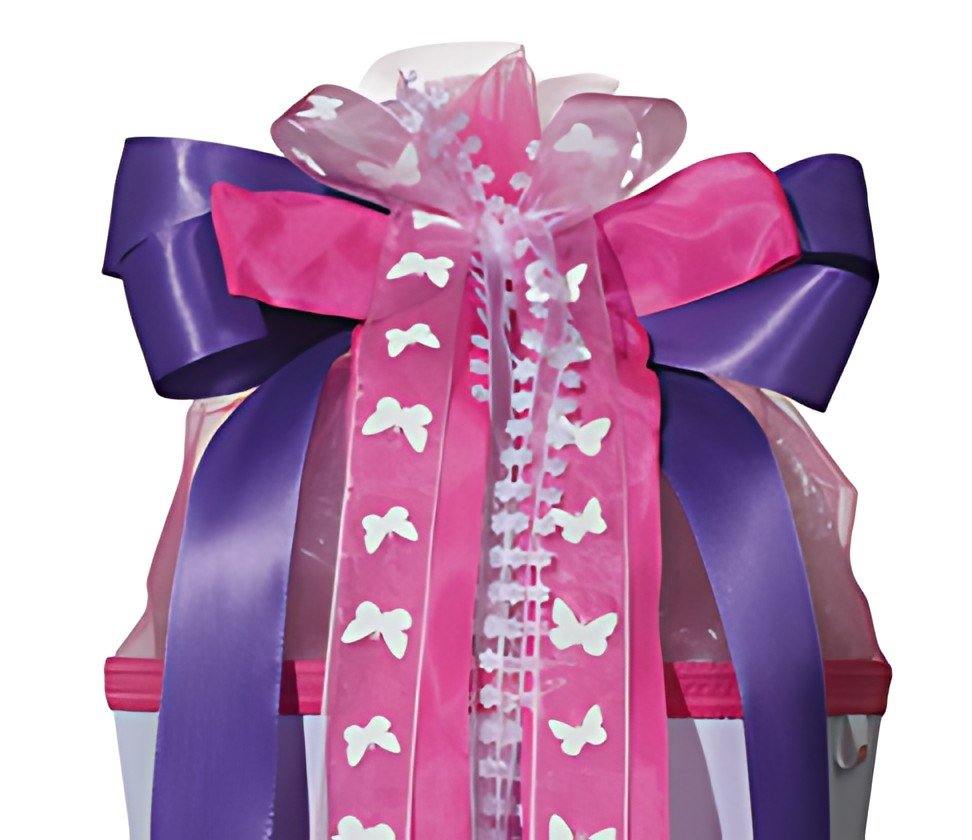 Noeud conique scolaire ROTH "Purple Rain", violet/rose