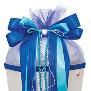 Noeud conique d'école ROTH "Blue Dabadu", bleu/turquoise