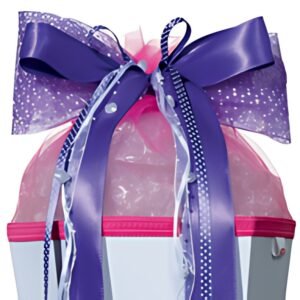 ROTH LED-Schultütenschleife "Shining Dots", lila/rosa