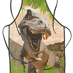 ROTH Tablier de peinture "Tyrannosaure", poche frontale