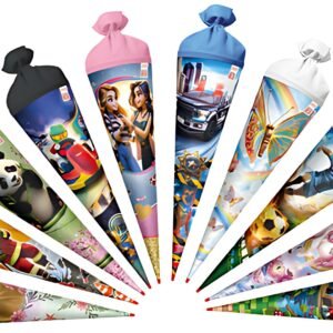 Assortiment de cônes scolaires ROTH, ronds, 700 mm