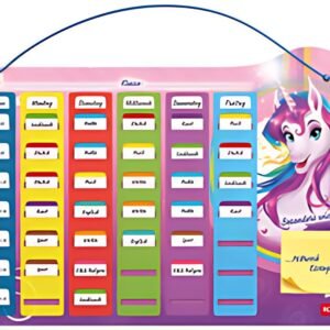 ROTH Klipp & Klar Stundenplan Steck-Fix "Einhornportrait"