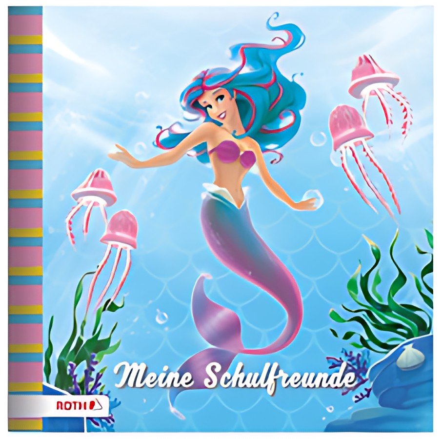 ROTH Freundebuch "Meerjungfrau", 165 x 165 mm, 64 Seiten