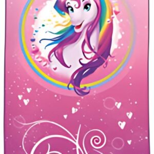 ROTH Serviette de bain pour enfants "Licorne", 600 x 1.200mm