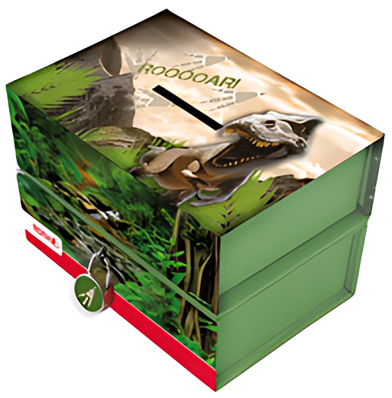 ROTH Tirelire "Tyrannosaure", avec aimant et serrure