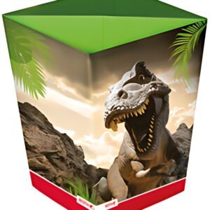 ROTH Corbeille à papier "Tyrannosaure", en carton, 10 litres