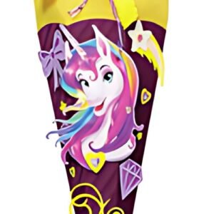 Kit de bricolage à cônes scolaires ROTH "Portrait de licorne", 680 mm