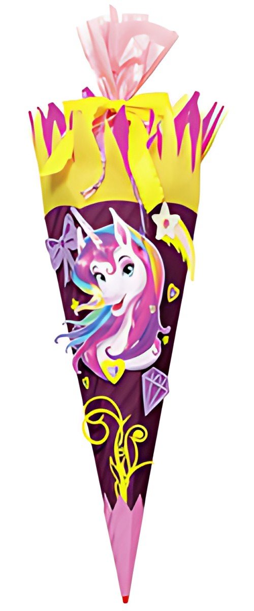 Kit de bricolage à cônes scolaires ROTH "Portrait de licorne", 680 mm