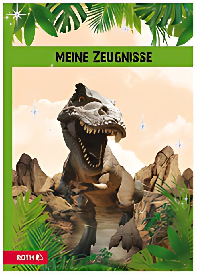 Dossier de certificat ROTH "Tyrannosaure", avec design et effet